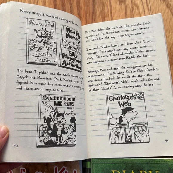 Diary of wimpy kid set - Picture 8 of 9